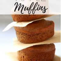 Whole food apple muffins