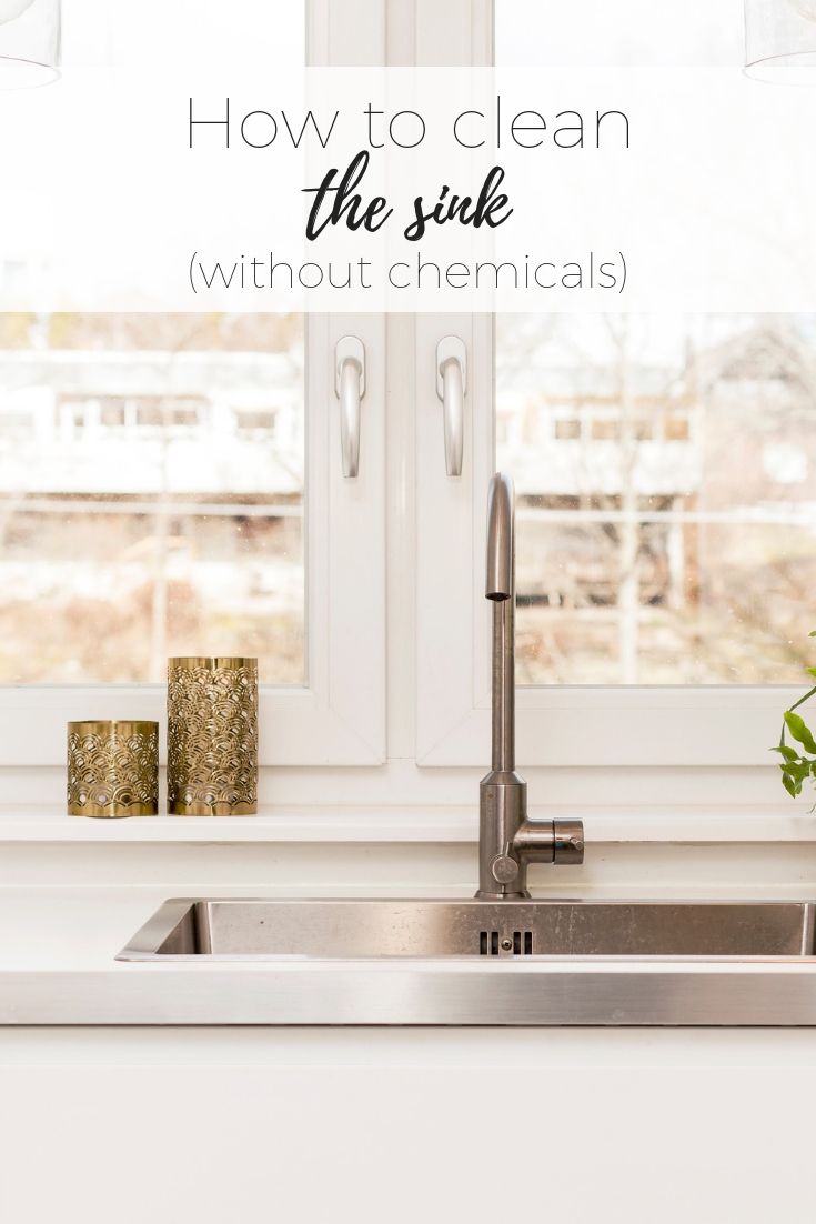 How to clean the kitchen drain Claire K Creations