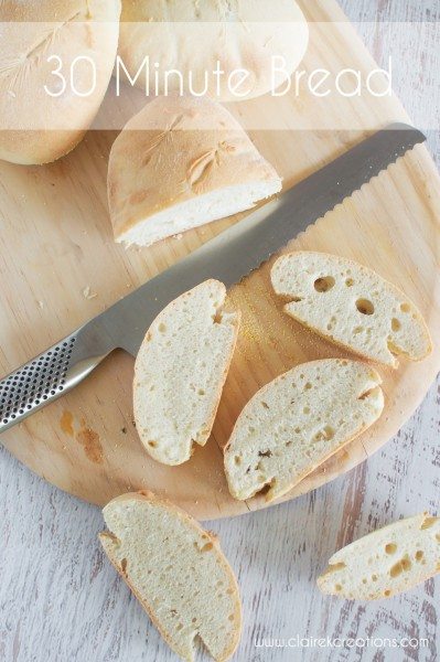 30 minute bread: quick + easy recipe