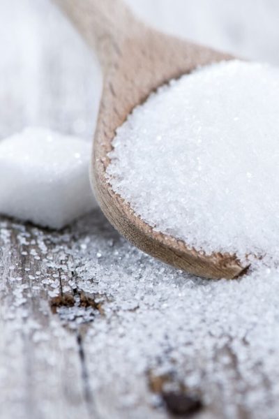 Sugar - a key ingredient used in baking your own bread at home