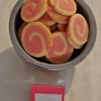 Pink swirl sugar cookies