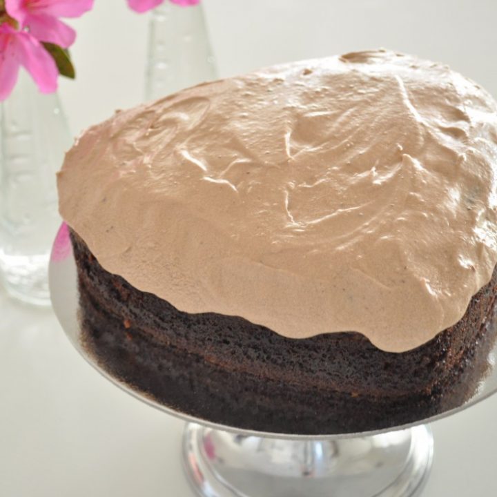 Black magic chocolate cake