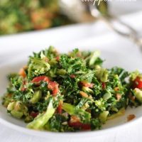 Fresh vegetable chopped salad