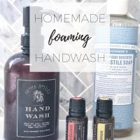 Homemade foaming hand wash