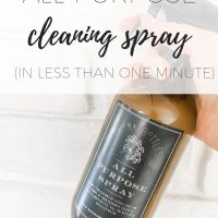 All purpose cleaning spray