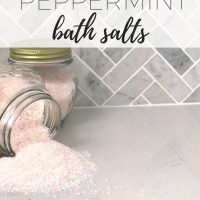 Peppermint bath salts