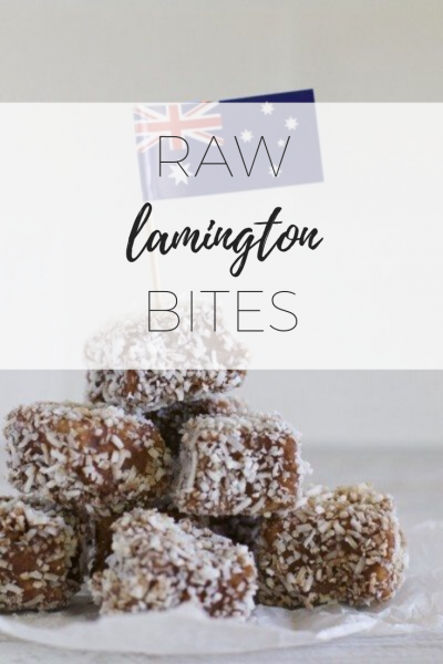 Raw Lamington Bites