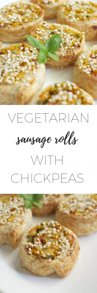 Vegetarian sausage rolls - delicious and savoury!