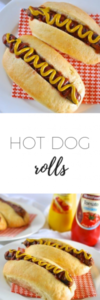 Hot dog rolls - soft, fluffy and delicious.