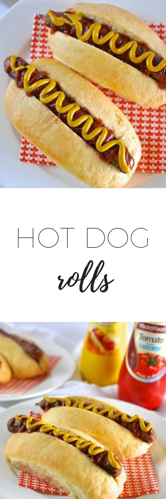 Hot dog rolls delicious and easy to make snack or lunch.
