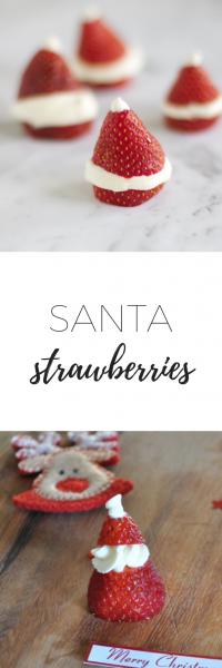 Santa strawberries - delicious and easy to make!