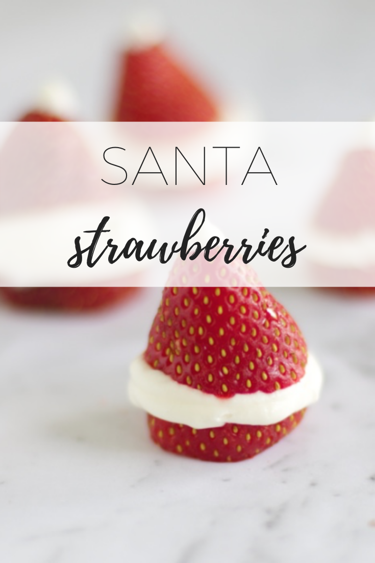 Santa strawberries - delicious and easy to make!