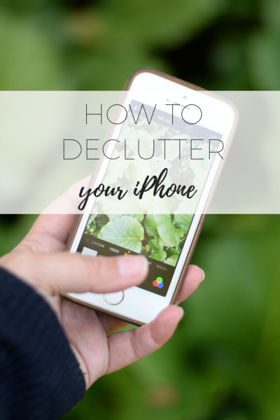 How to declutter your iphone