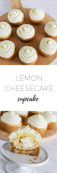 Lemon cheesecake cupcakes