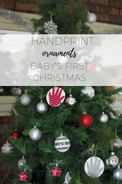 Handprint ornaments
