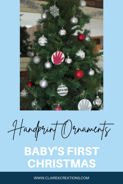 Handprint ornaments