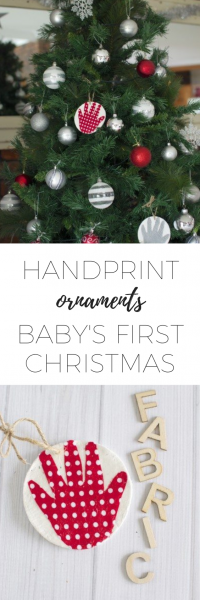 Handprint ornaments