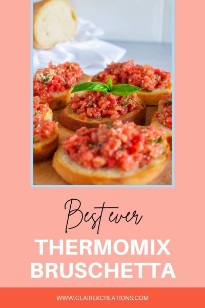 Thermomix tomato bruschetta recipe