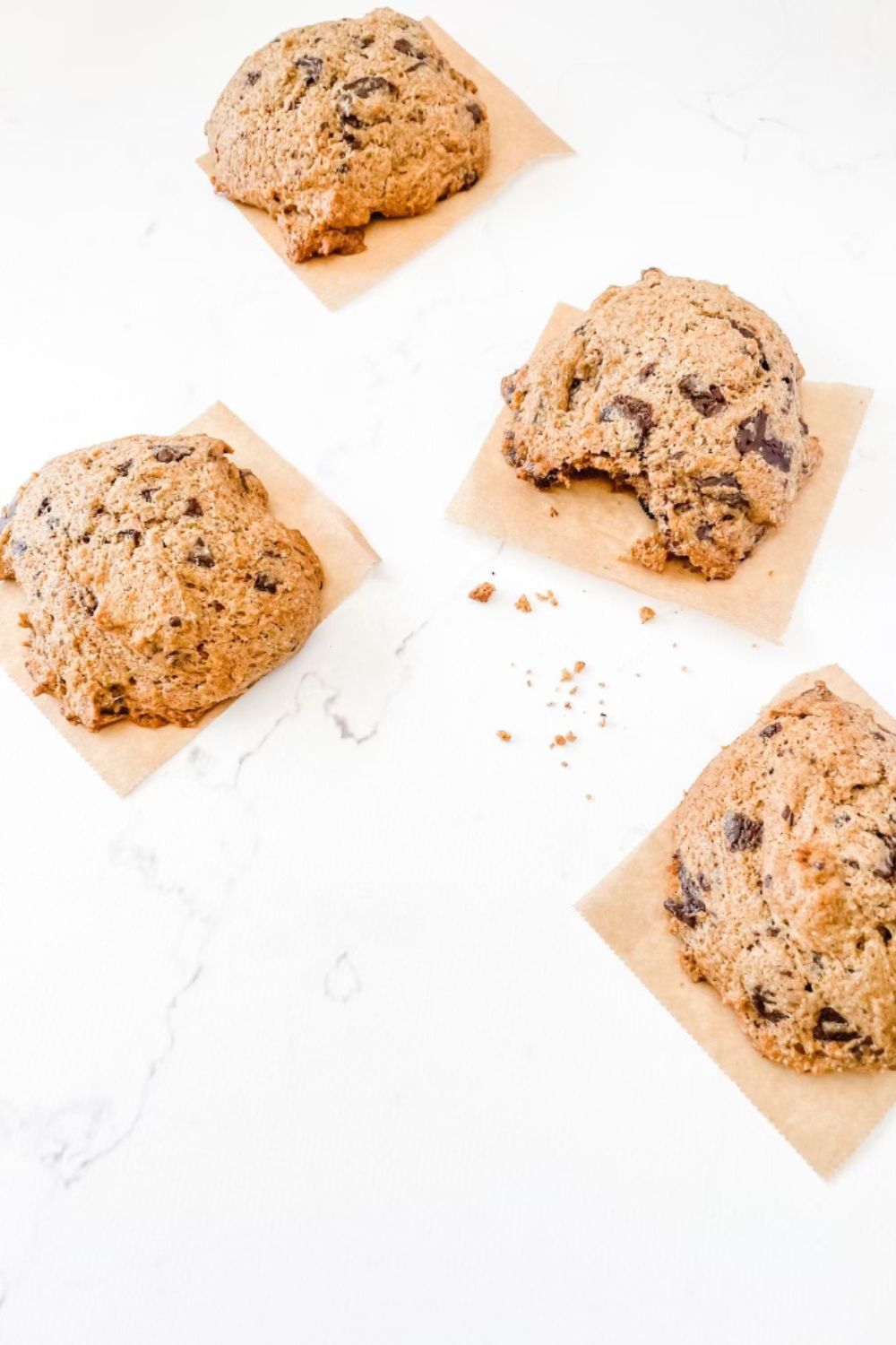 Banana chocolate chip cookies banana bread in cookie form