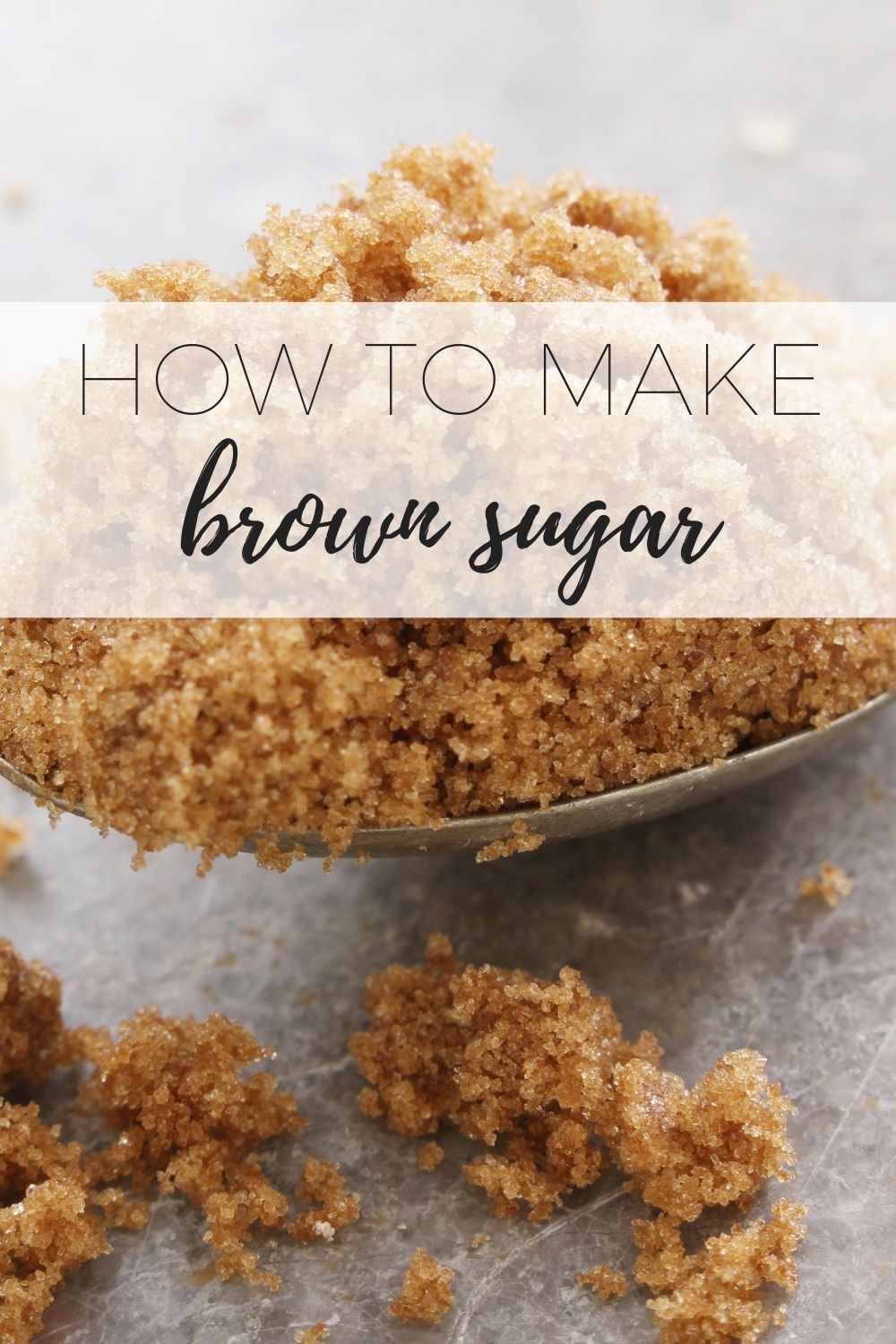 How to make brown sugar - recipe for making brown sugar at home