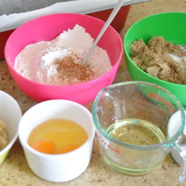 Ingredients for best ever banana bread