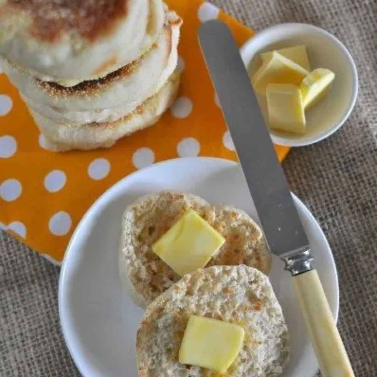 Sourdough English muffins