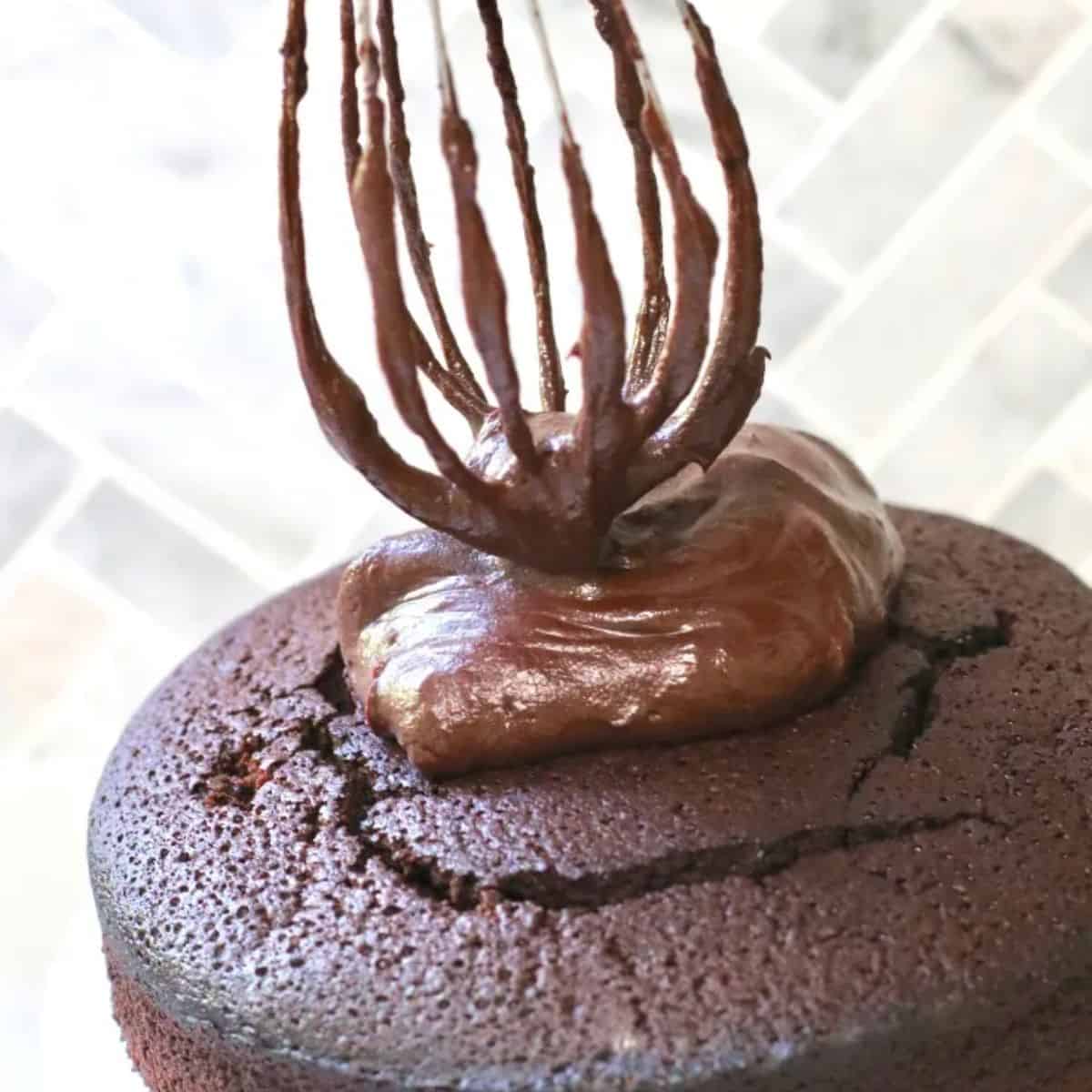 Chocolate fudge icing made with real chocolate