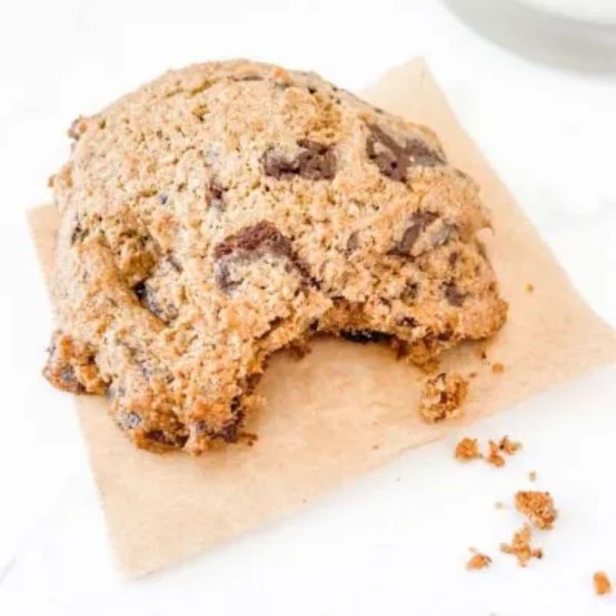 Healthy banana chocolate chip cookies