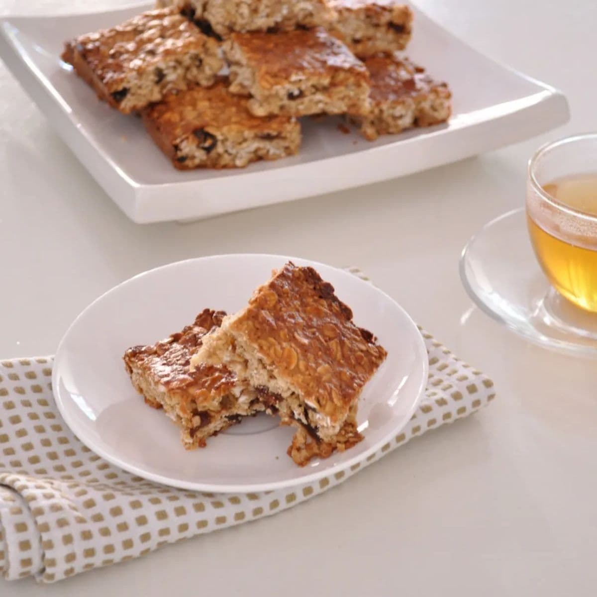 Muesli bars made with packet muesli