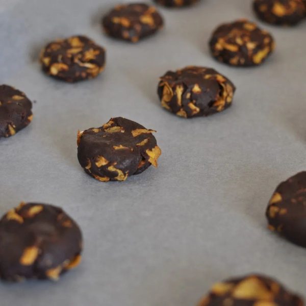 Afghan biscuits - ready for baking