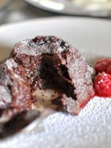 Gluten free chocolate fondant pudding (flourless)