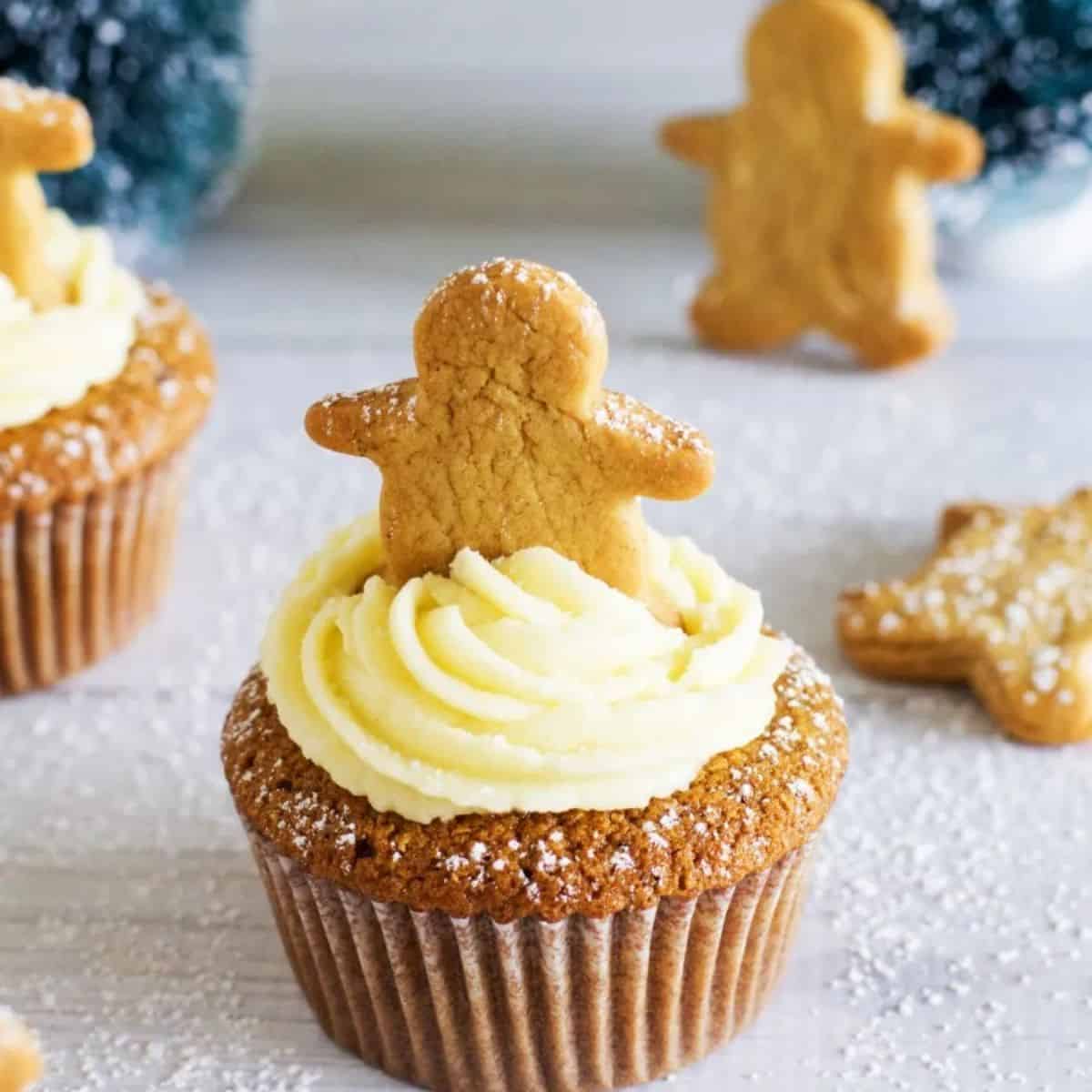 Gingerbread cupcakes