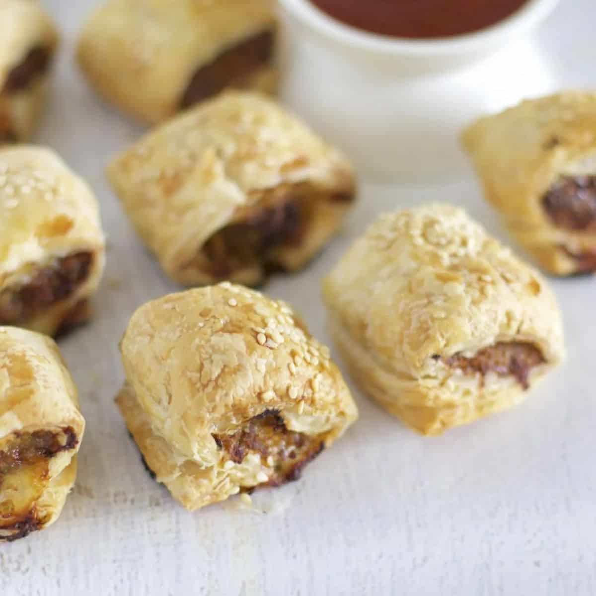 Party sausage rolls