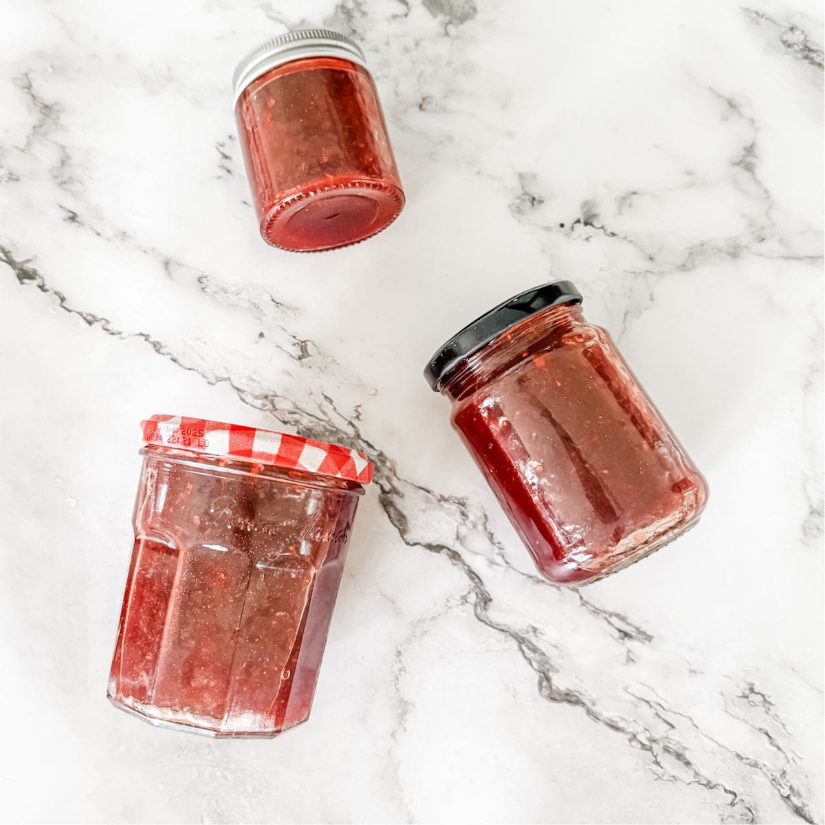 Strawberry jam made in the Thermomix