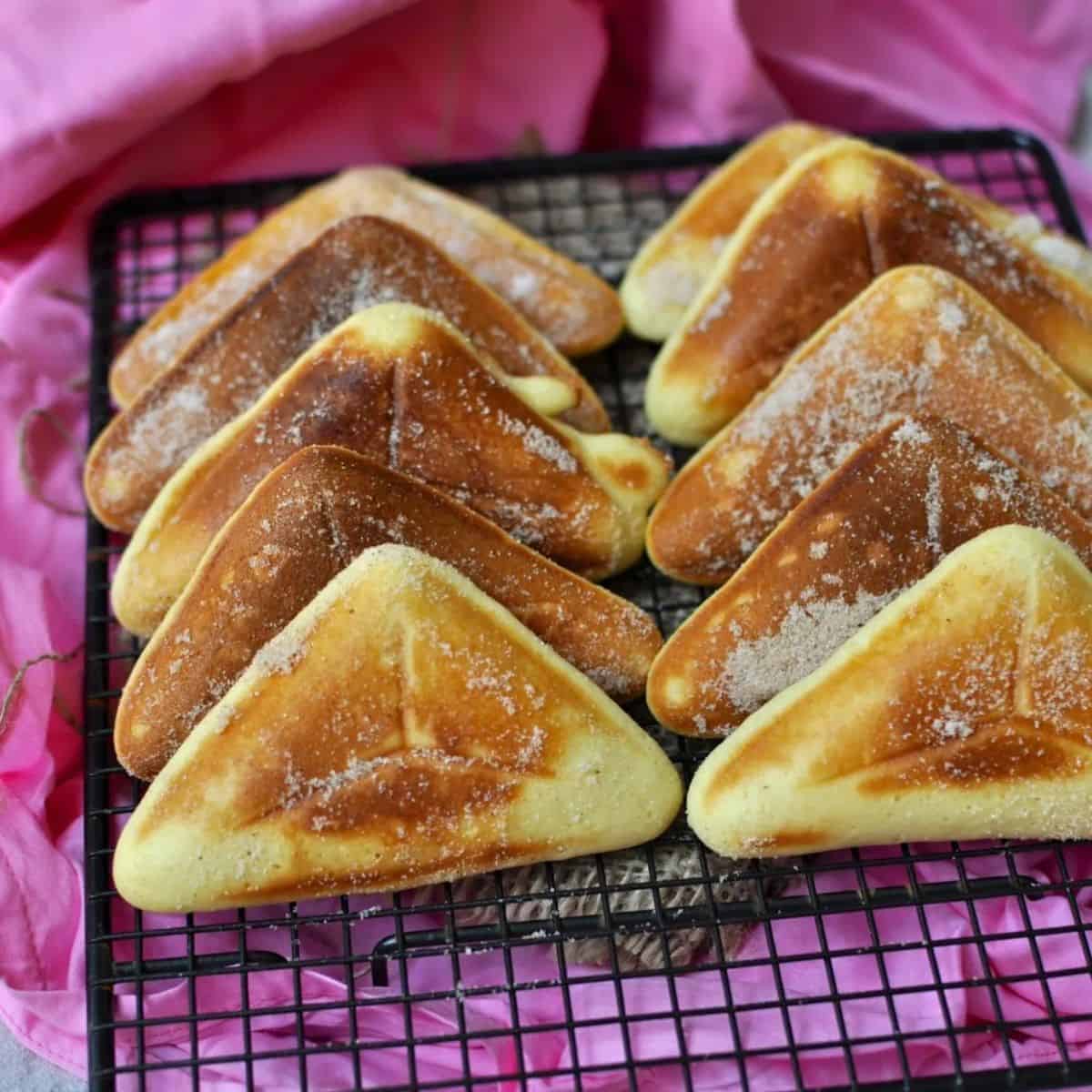 Dairy free tea cake triangles