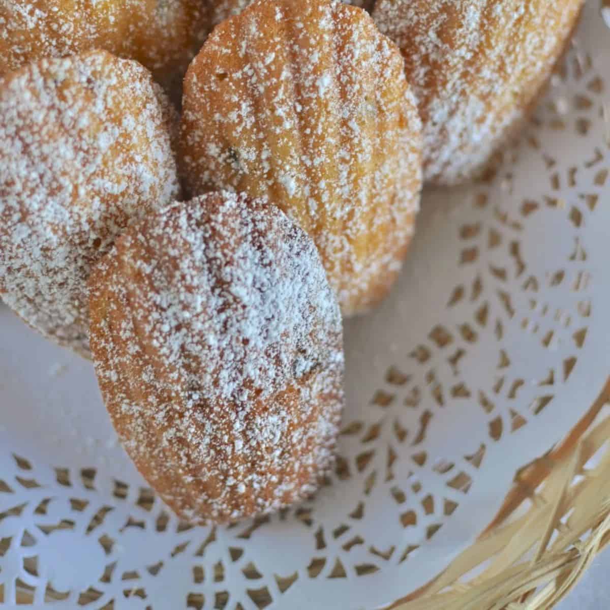 Passionfruit Madeleines