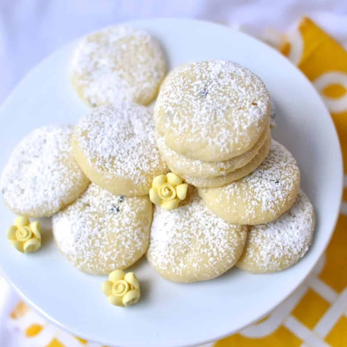 Passionfruit shortbread
