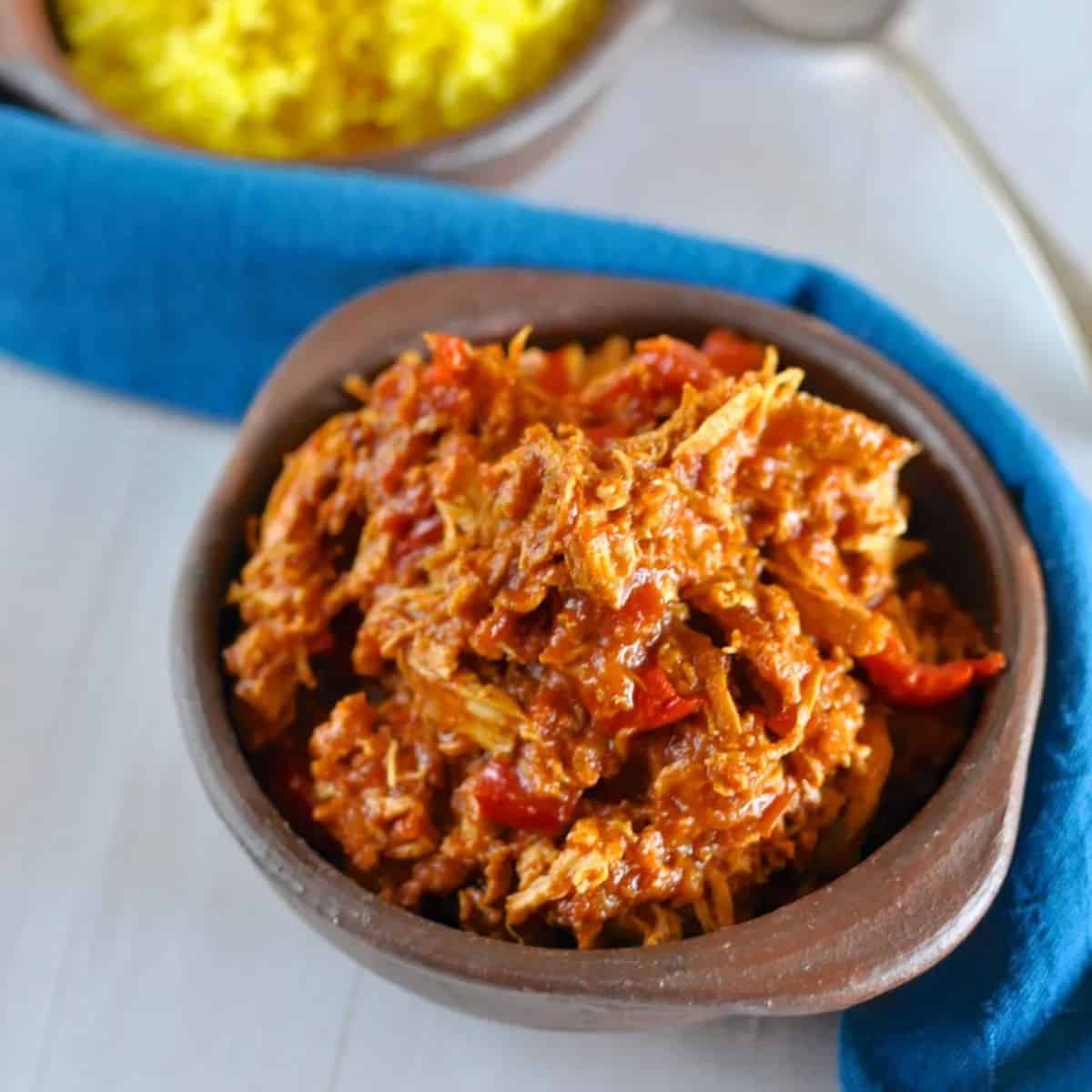 Spanish chicken in the slow cooker